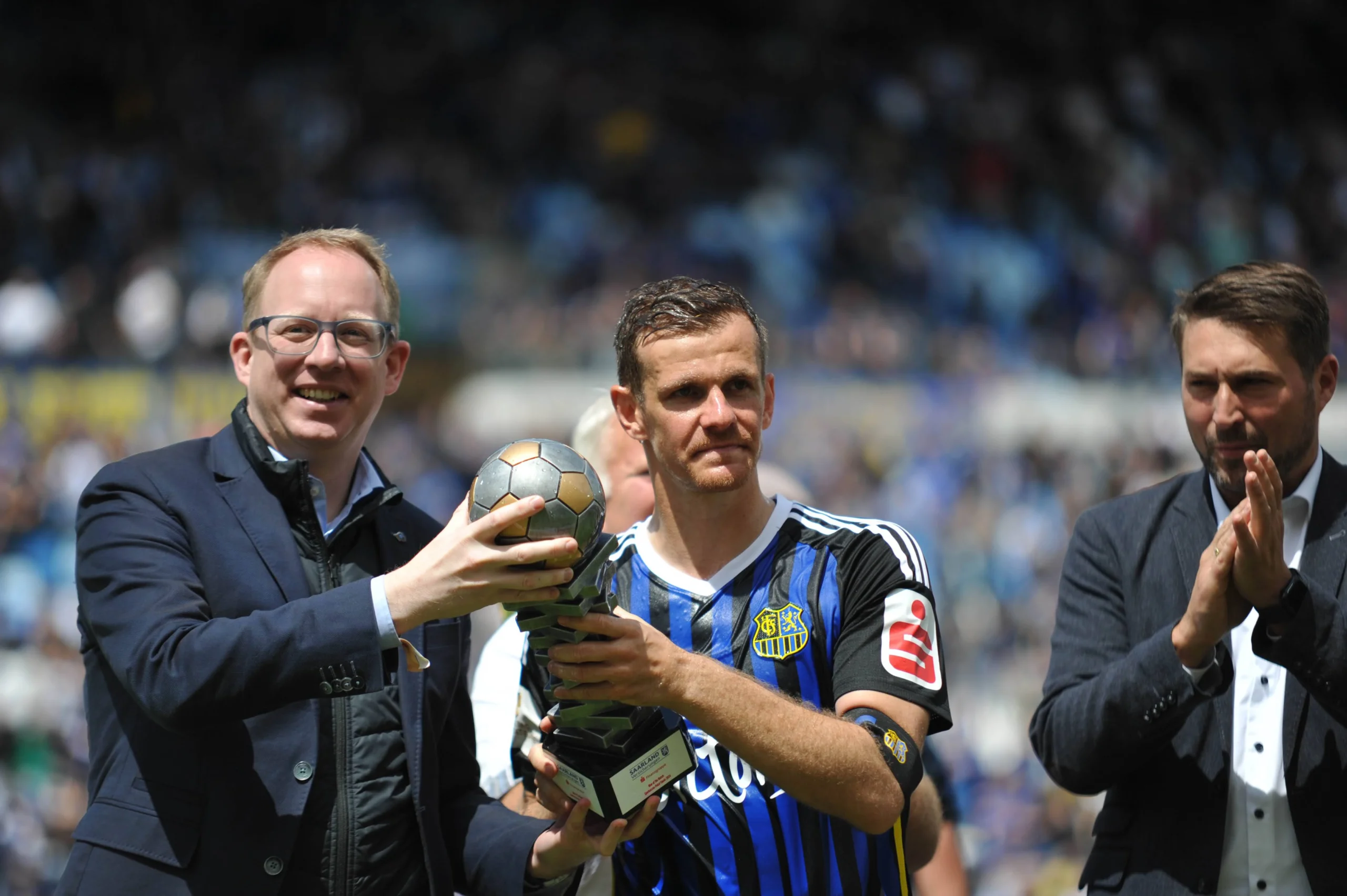 Man of the match Manuel Zeitz - 1. FC Saarbrücken