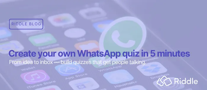 Create your own WhatsApp quiz